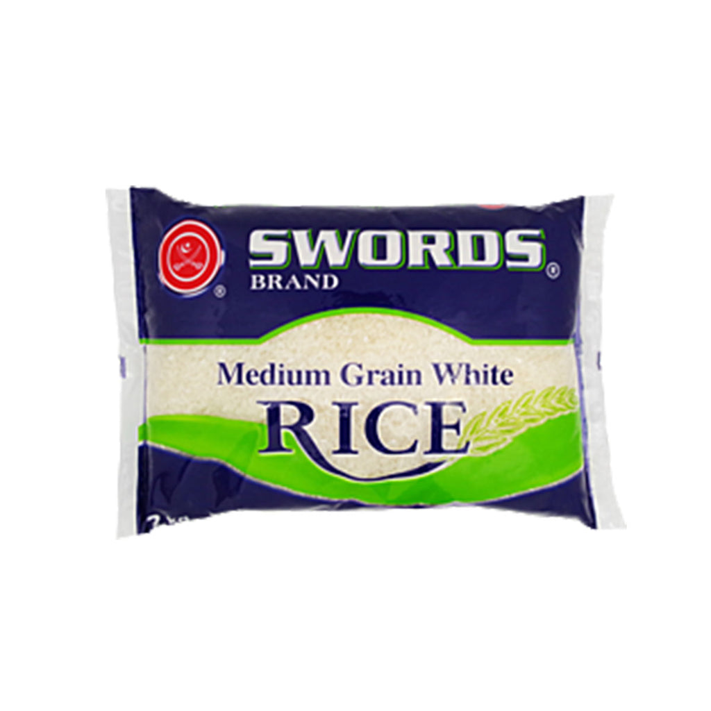 Swords Medium Grain White Rice (1kg)