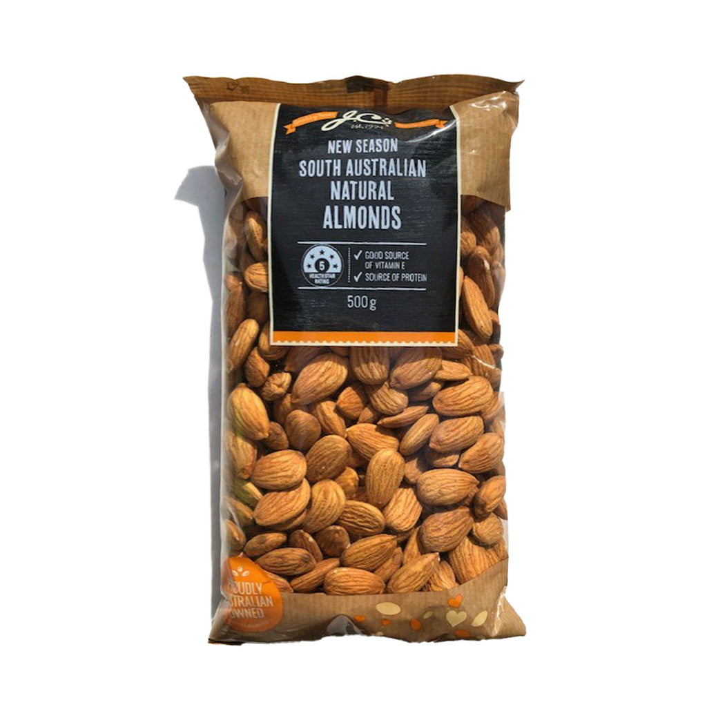 JC's Natural Almonds 500g