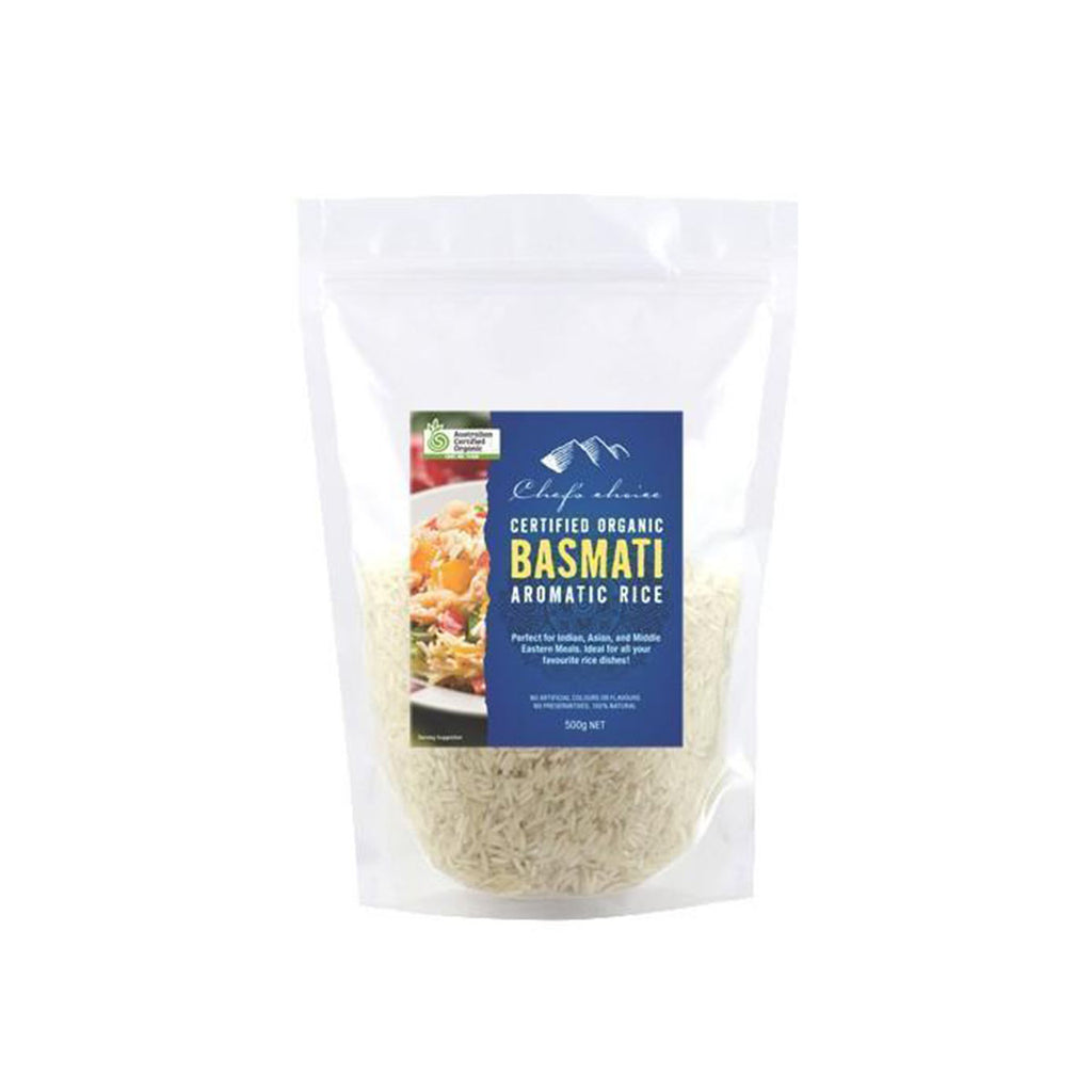 Chef's Choice Certified Organic Basmati Rice 500g