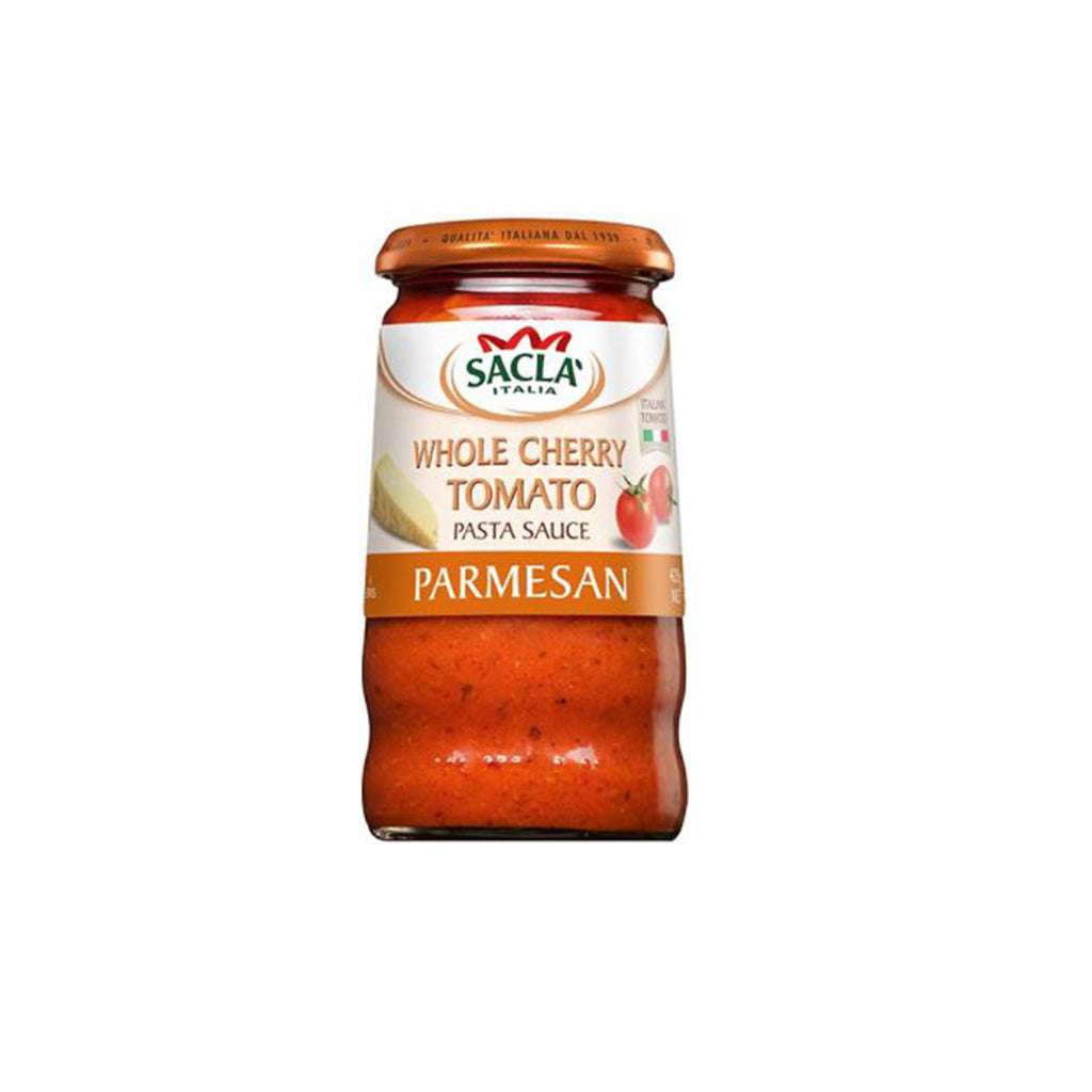 Sacla Whole Cherry Tomato Pasta Sauce Parmesan (420g)