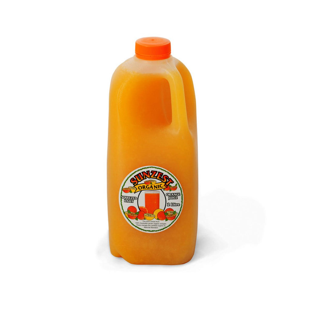 Sunzest Organic Orange Juice (2L)