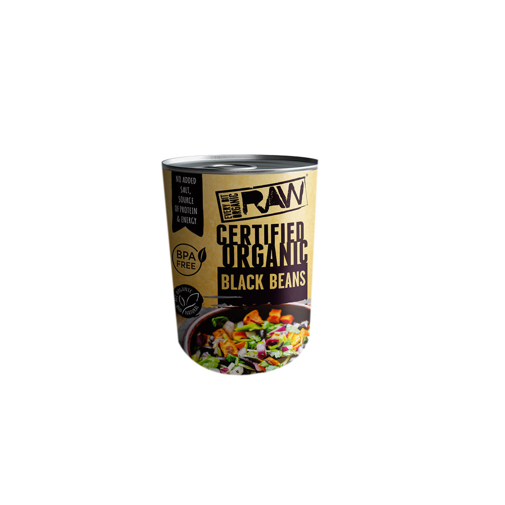 RAW Certified Organic Black Beans