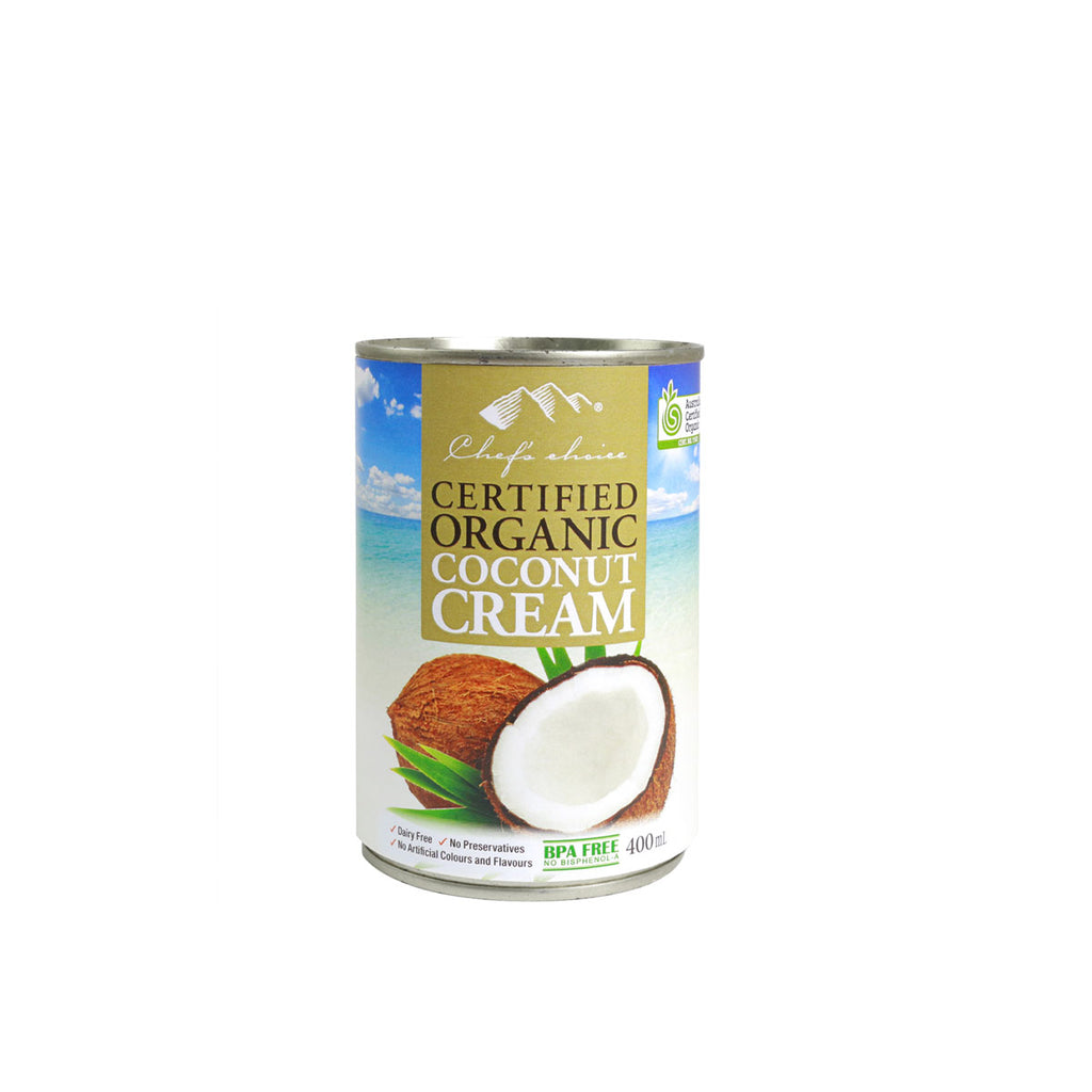 Chefs Choice Certified Organic Coconut Cream (400ml)