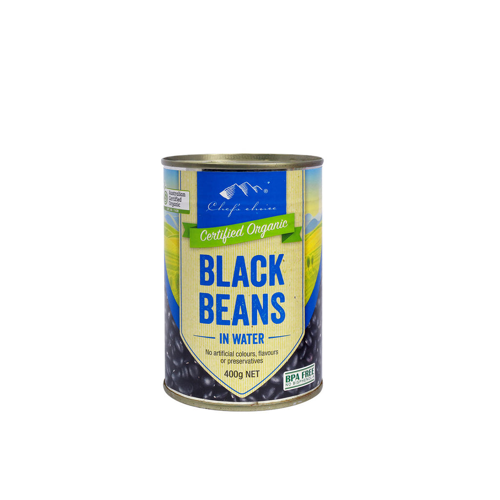 Chef’s Choice Certified Organic Black Beans (400g)