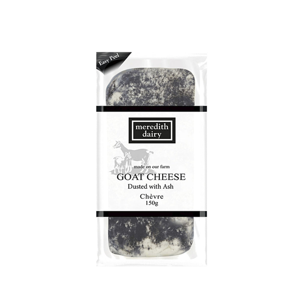 Meredith Dairy Goats Cheese Chevre dusted with ash (150g)