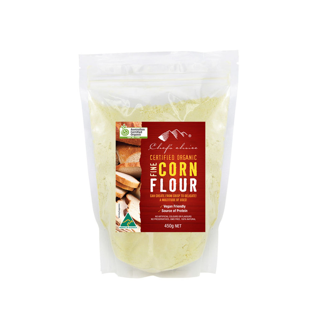 Chef's Choice Certified Organic Corn Flour 450g