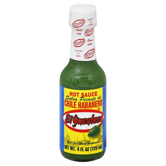 el yucateco salsa picante verde 120g