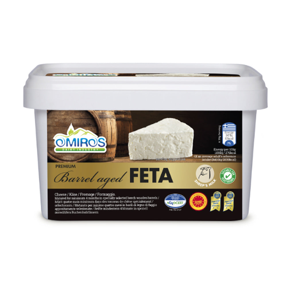 Omiros Barrel Aged Feta (1kg)