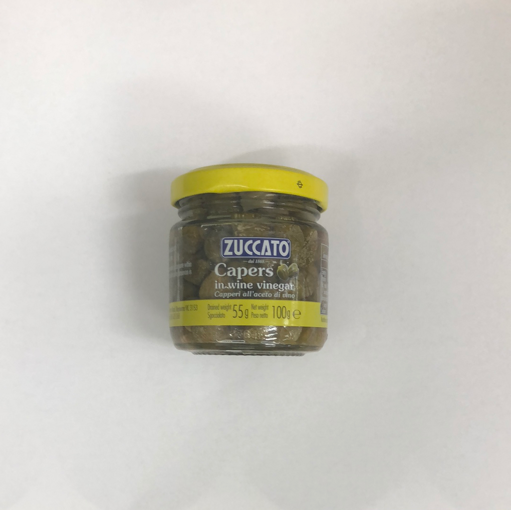 Zuccato Capers in Wine Vinegar (100g)