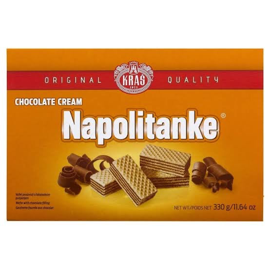 Kras Napolitanke Chocolate Cream Wafers (327g)