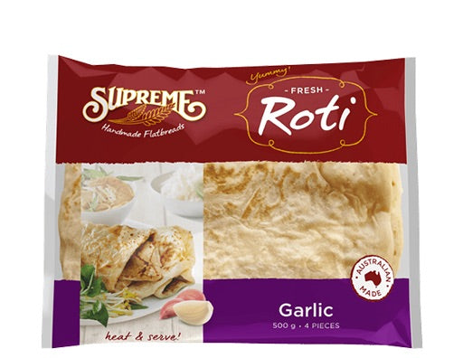 Supreme Roti Bread Garlic (500g)