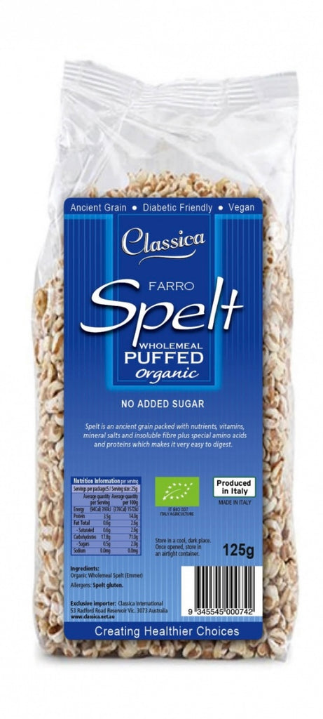 Classica Spelt Puffed Cereal (125g)