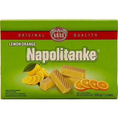 Kras Napolitanke Lemon Orange Wafers (330g)