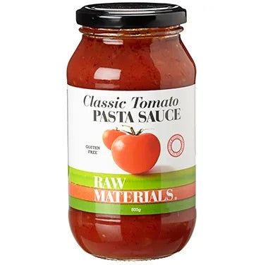 Raw Materials Classic Tomato Pasta Sauce (500g)