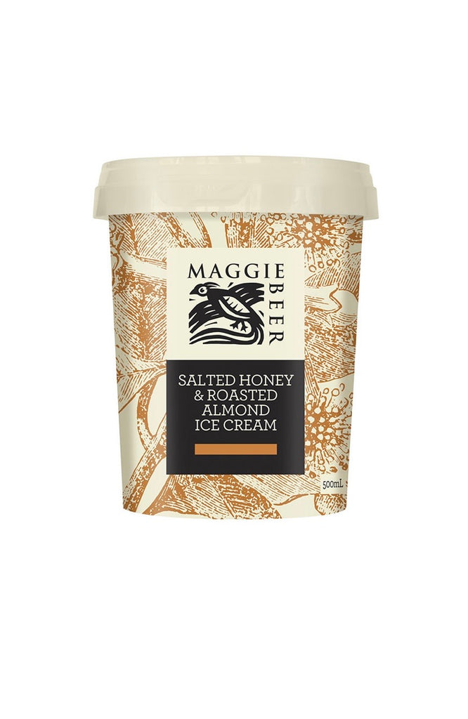Maggie Beer Salted Honey & Roasted Almond Ice Cream
