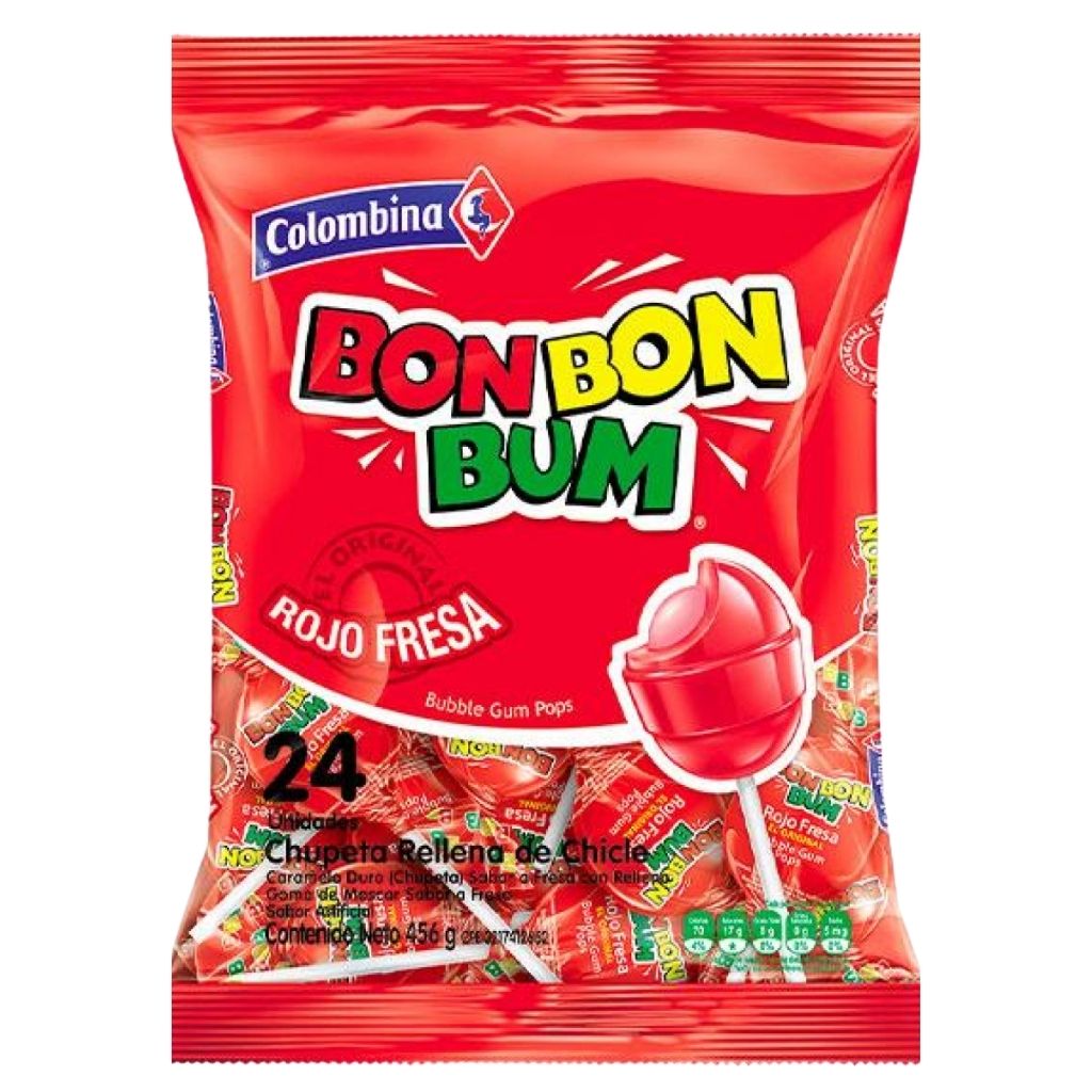 Colombina Bon Bon straw gum (456g)