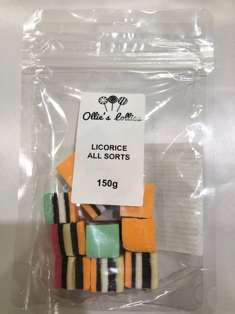 Ollie’s Lollies- Licorice All Sorts (150g)