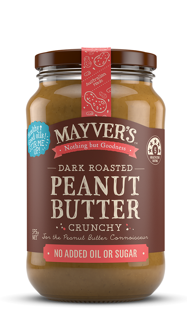 Mayvers Dark Roasted Peanut Butter - Crunchy