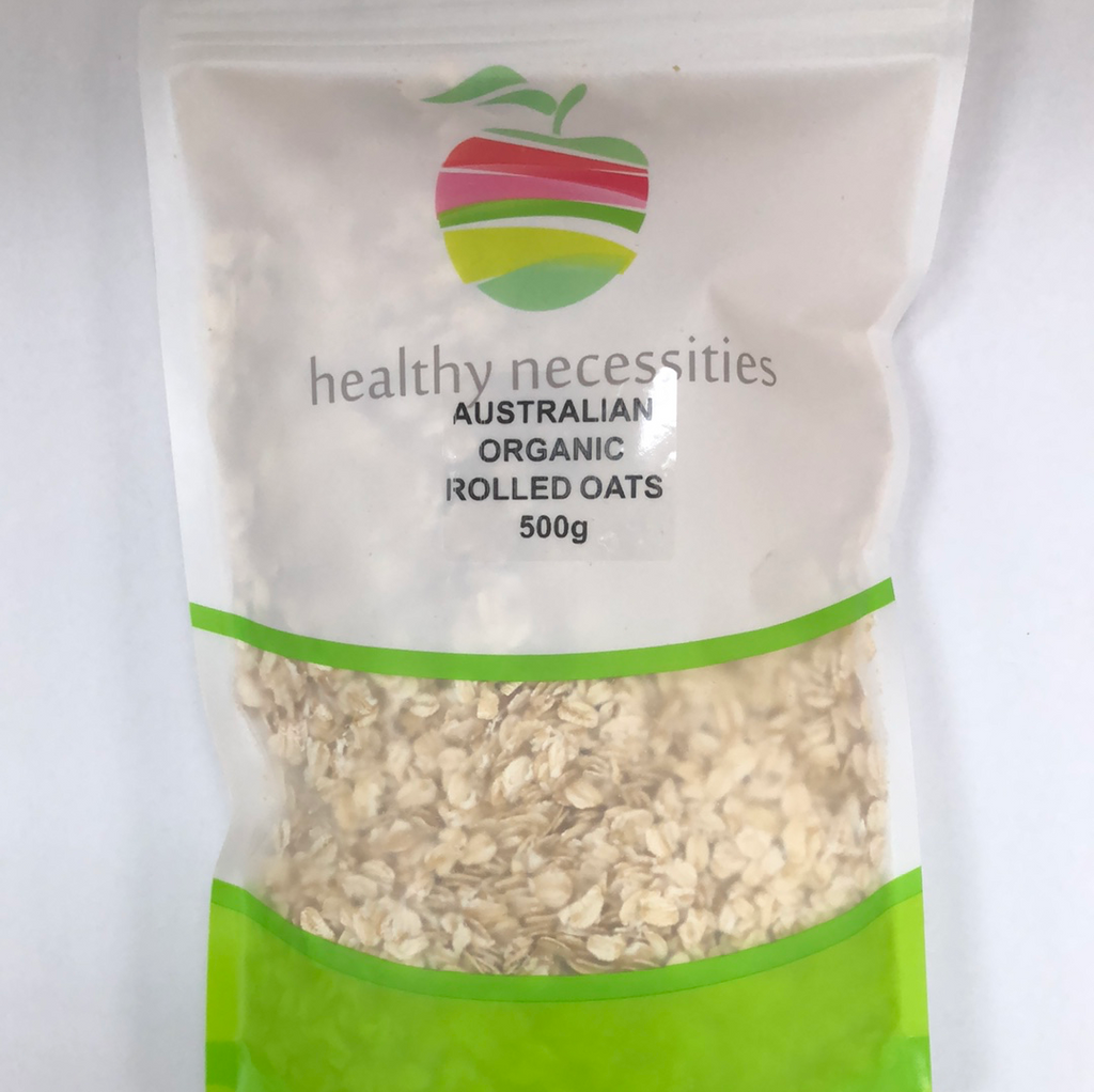 Healthy Necessities Australian Organic Rolled Oats (500g)