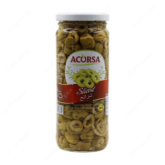Acorsa Sliced Green Olives (350g)
