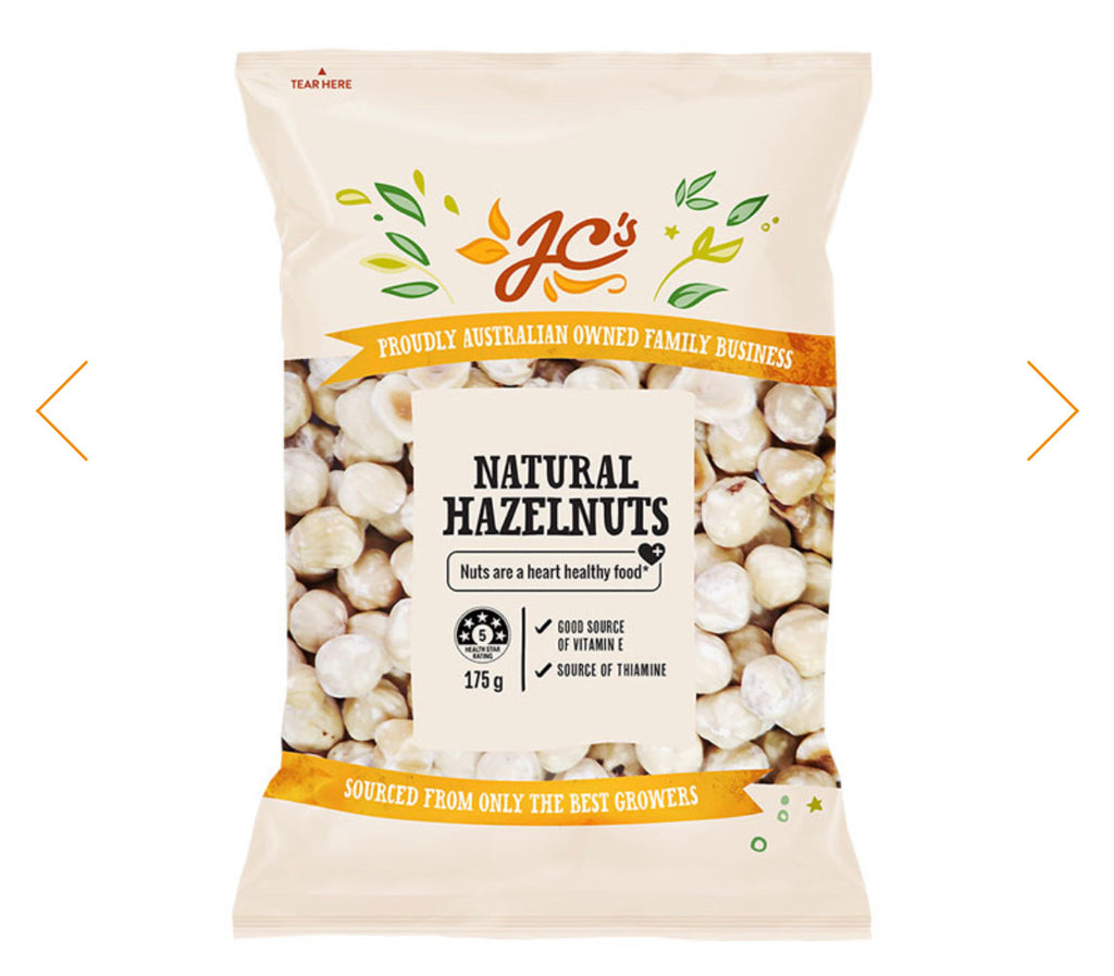 Jc’s hazelnuts 100g