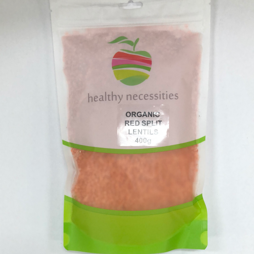 Healthy Necessities Organic Red Split Lentils (400g)