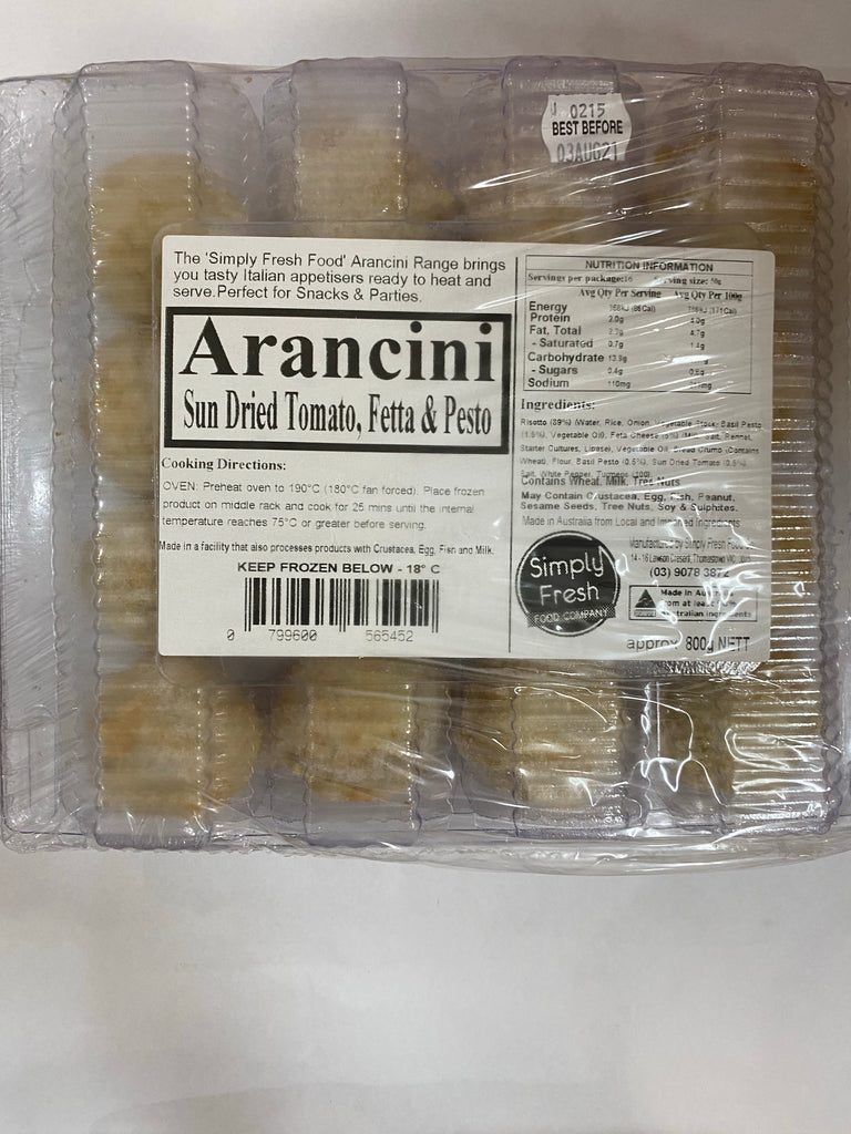 Arancini Sun Dried Tomato, Fetta & Pesto