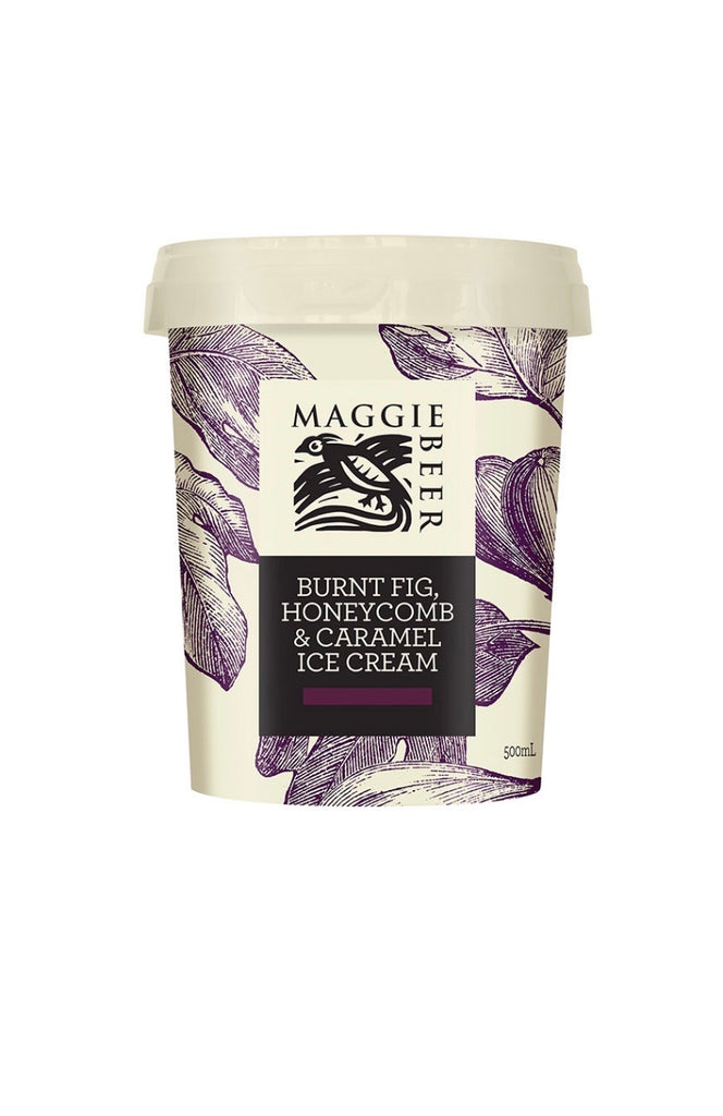 Maggie Beer Burnt Fig, Honeycomb & Caramel Ice Cream