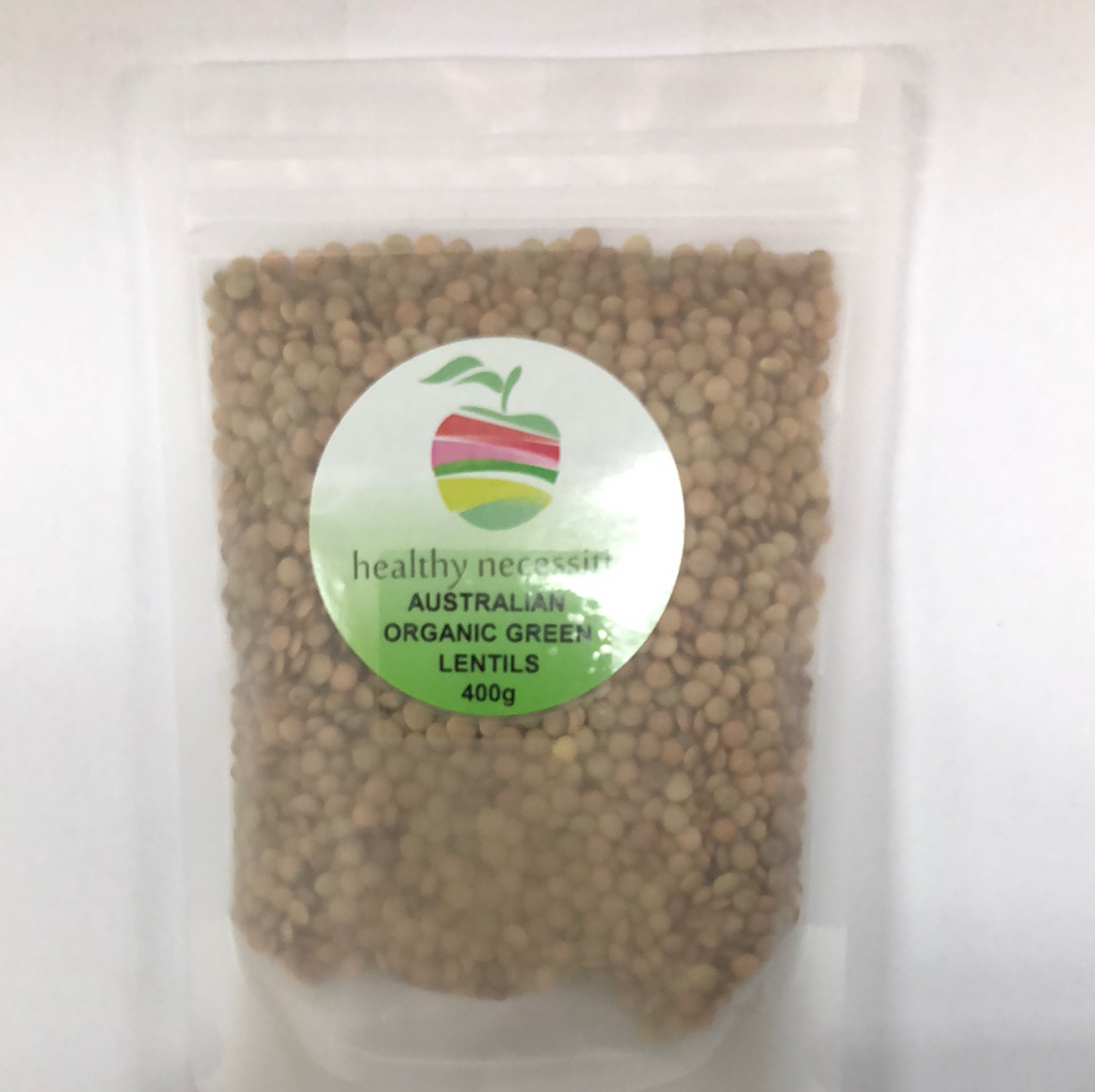 Healthy Necessities Australian Organic Green Lentils (400g)