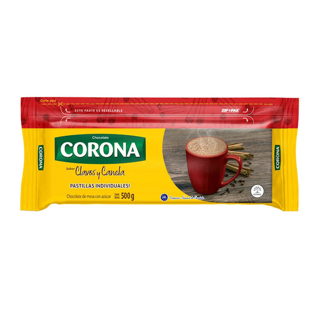 Corona Clavos y Canela Chocolate (500g)