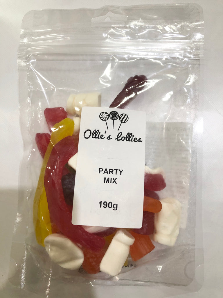 Ollie’s Lollies- Party Mix (190g)