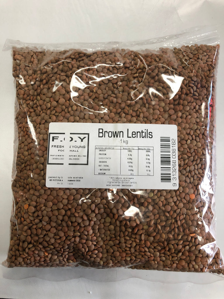 F.O.Y Brown Lentils (1kg)