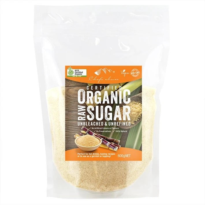 Chefs Choice Organic Raw Sugar (600g)
