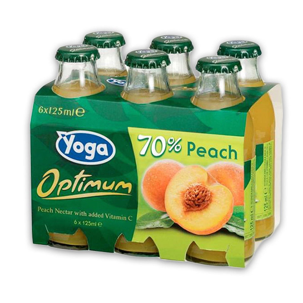 Yoga Peach Drink 6 x 125ml